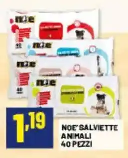 Risparmio Casa NOE' SALVIETTE ANIMALI offerta