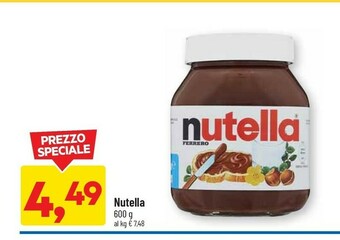 DPiù Nutella offerta
