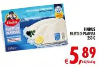 Deco Supermercati Findus Filetti di Platessa offerta