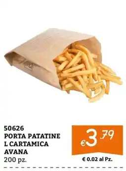 Zona PORTA PATATINE L CARTAMICA AVANA offerta