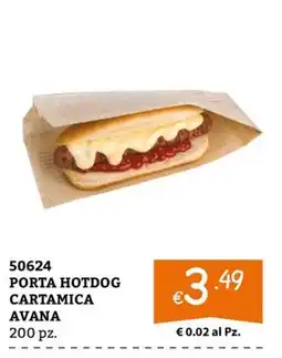 Zona PORTA HOTDOG CARTAMICA AVANA offerta