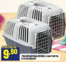 Risparmio Casa TRASPORTINO FERRO CON PORTA offerta