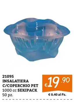 Zona INSALATIERA C/COPERCHIO PET offerta