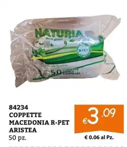 Zona Coppette macedonia r-pet aristea offerta