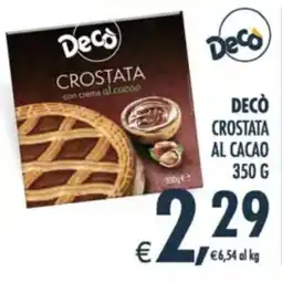 Deco Supermercati Decò Crostata al cacao offerta