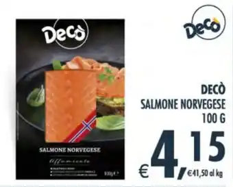 Deco Supermercati Decò Salmone Norvegese offerta