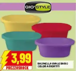Risparmio Casa GIO' STYLE Bacinella Ovale Basic offerta