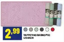 Risparmio Casa TAPPETINO BAGNO PVC offerta
