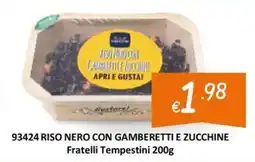 Zona Riso Nero con Gamberetti e Zucchine Fratelli Tempestini offerta