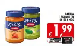 Deco Supermercati Pesto Barilla offerta
