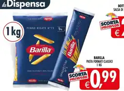 Deco Supermercati Barilla Pasta Formati Classici offerta