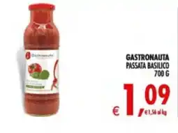 Deco Supermercati Gastronauta Passata Basilico offerta