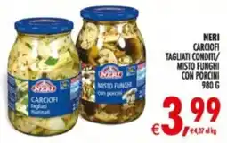 Deco Supermercati NERI CARCIOFI TAGLIATI CONDITI/ MISTO FUNGHI CON PORCINI offerta