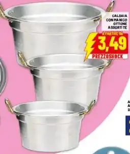 Risparmio Casa CALDAIA CON MANICO OTTONE offerta