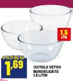 Risparmio Casa Ciotola vetro borosilicato offerta