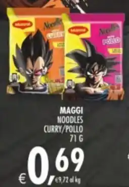 Deco Supermercati Maggi Noodles Curry/Pollo offerta
