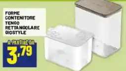 Risparmio Casa FORME CONTENITORE TENGO RETTANGOLARE GIOSTYLE offerta