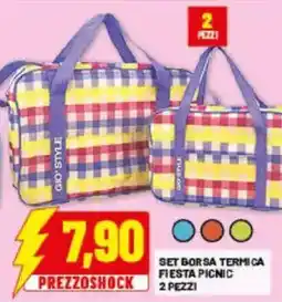 Risparmio Casa SET BORSA TERMICA FIESTA PICNIC offerta