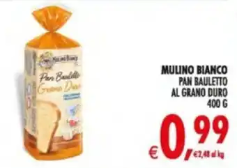 Deco Supermercati Mulino Bianco Pan Bauletto al Grano Duro offerta