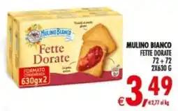 Deco Supermercati Mulino Bianco Fette Dorate offerta