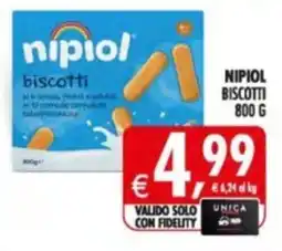 Deco Supermercati NipiOL biscotti offerta
