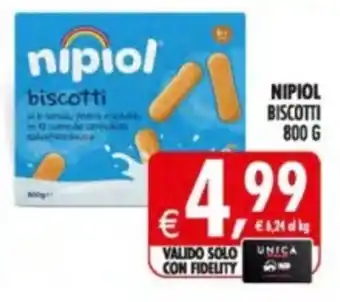 Deco Supermercati NipiOL biscotti offerta