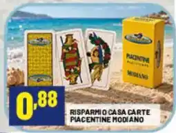 Risparmio Casa Casa Carte Piacentine Modiano offerta