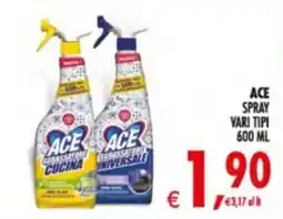 Deco Supermercati ACE SPRAY VARI TIPI offerta
