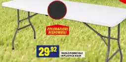 Risparmio Casa TAVOLO PIEGHEVOLE IN PLASTICA offerta