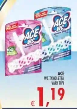Deco Supermercati ACE WC TAVOLETTA offerta