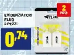 Risparmio Casa Evidenziatori fluo Plane offerta