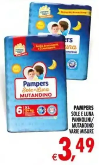 Deco Supermercati Pampers Sole e Luna Mutandino offerta