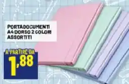 Risparmio Casa PORTADOCUMENTI A4 DORSO 2 COLORI offerta
