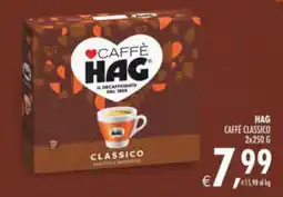 Deco Supermercati HAG CAFFÈ CLASSICO offerta