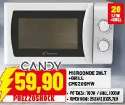 Risparmio Casa CANDY MICROONDE 20LT +GRILL offerta