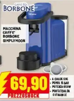 Risparmio Casa MACCHINA CAFFE' BORBONE SIMPLYMOON offerta