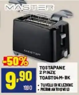 Risparmio Casa MASTER TOSTAPANE 2 PINZE offerta