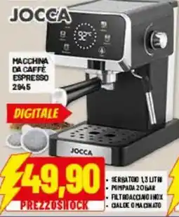 Risparmio Casa MACCHINA DA CAFFÈ ESPRESSO JOCCA offerta