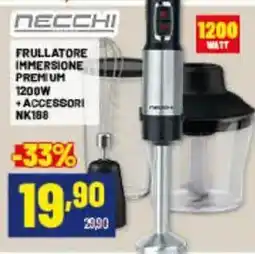 Risparmio Casa FRULLATORE IMMERSIONE PREMIUM NECCHI offerta