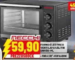 Risparmio Casa Forno Elettrico Ventilato Necchi offerta