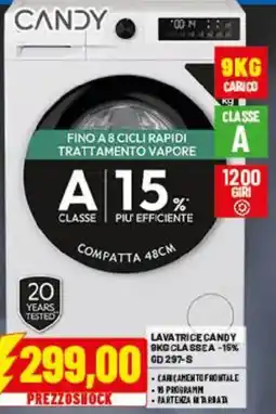 Risparmio Casa Lavatrice Candy offerta