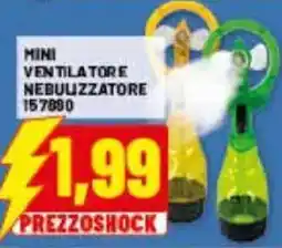 Risparmio Casa MINI VENTILATORE E NEBULIZZATORE offerta
