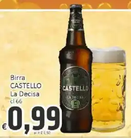 Paghi Poco Birra CASTELLO La Decisa offerta