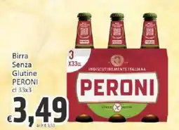 Paghi Poco Birra Senza Glutine PERONI offerta