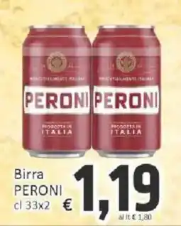 Paghi Poco Birra PERONI offerta
