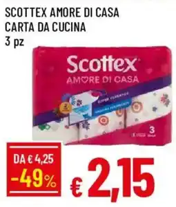 Galassia Scottex Amore di Casa Carta da Cucina offerta