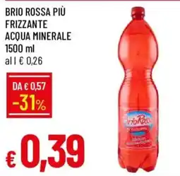 Galassia Brio Rossa Più Frizzante Acqua Minerale offerta