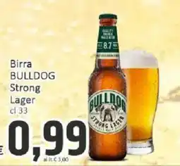 Paghi Poco Birra bulldog strong lager offerta