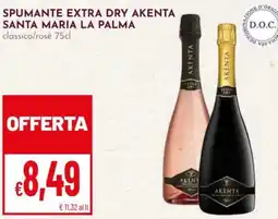 Pan Spumante Extra Dry Akenta offerta