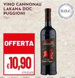 Pan Vino Cannonau Lakana DOC Puggioni offerta